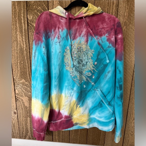 Ed Hardy Other - Ed Hardy Men's Hoodie Skull~Beautiful Ghost~M